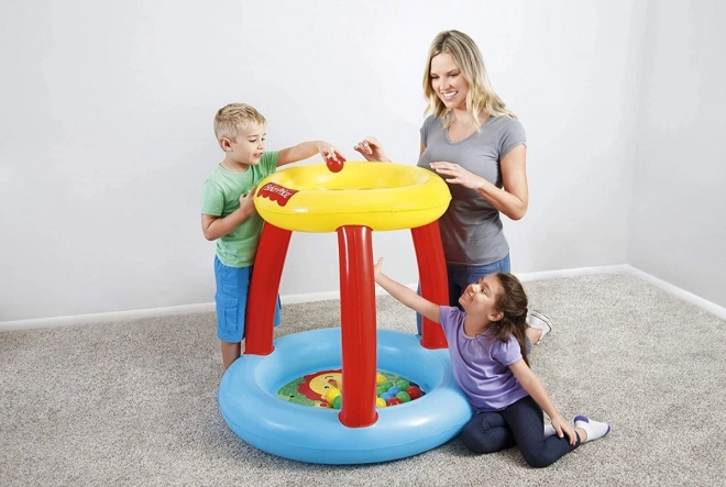 Fisher Price Cradle with Canopy and Balls Animal Friends 89 x 89 x 84 cm