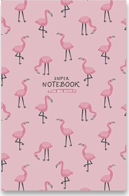 Dog & Flamingo Notepad A6