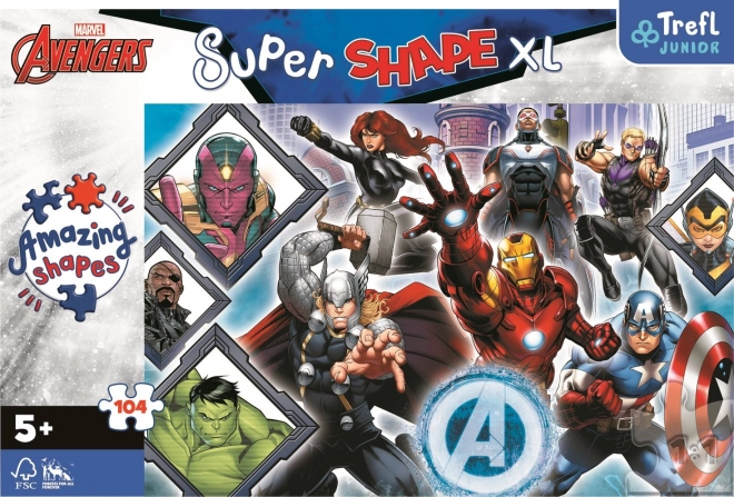 Trefl Super Shape XL Avengers Puzzle