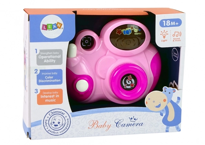 Interactive Camera Toy for Toddlers - Pink