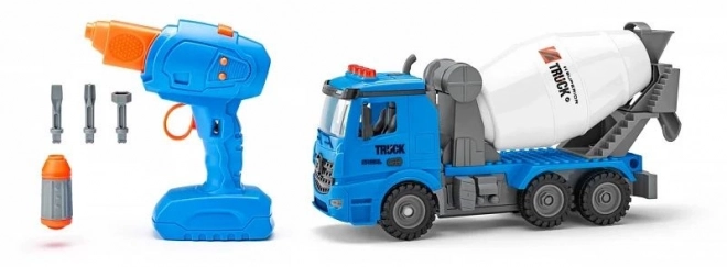 Battery-Powered Cement Mixer for Kids