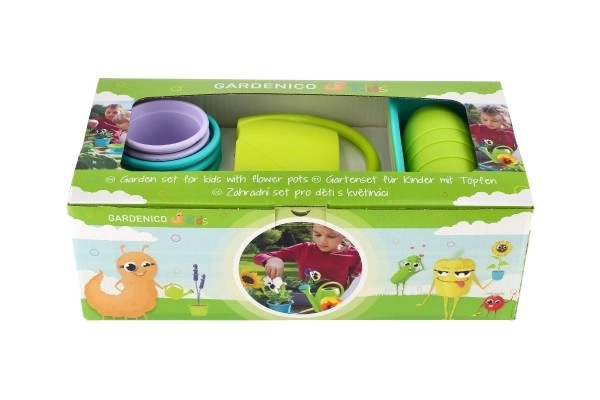 Children's Gardening Set with Flower Pots