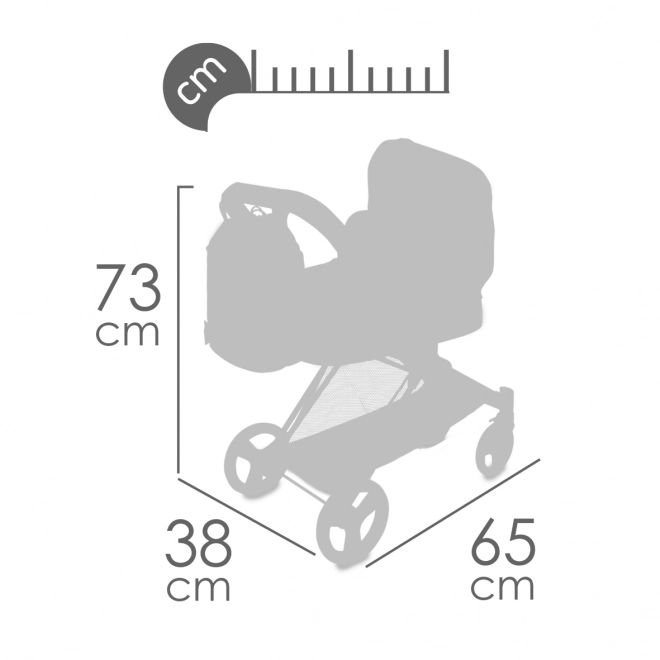 Folding Doll Stroller 3-in-1 With Bag Provence