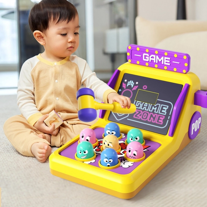 Jeu d'Habileté Whack A Mole Machine avec Marteau Lumières Sons