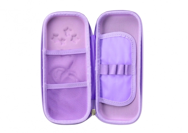 Unicorn 3D Expandable Pencil Case Purple