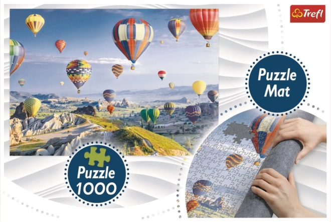 Trefl Puzzle Balloons Over Cappadocia with Puzzle Mat