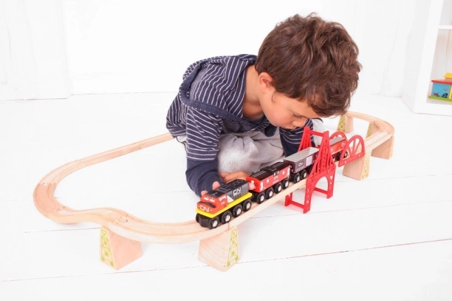 Bigjigs Rail Cargo Train Set