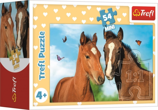 Trefl Cute Animals Pair of Horses 54 Pieces Puzzle