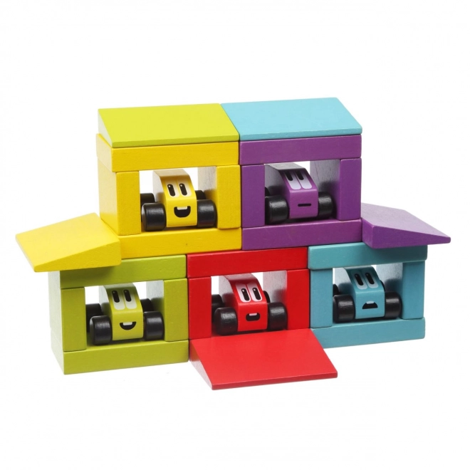 Cubika Fun Race Wooden Construction Set