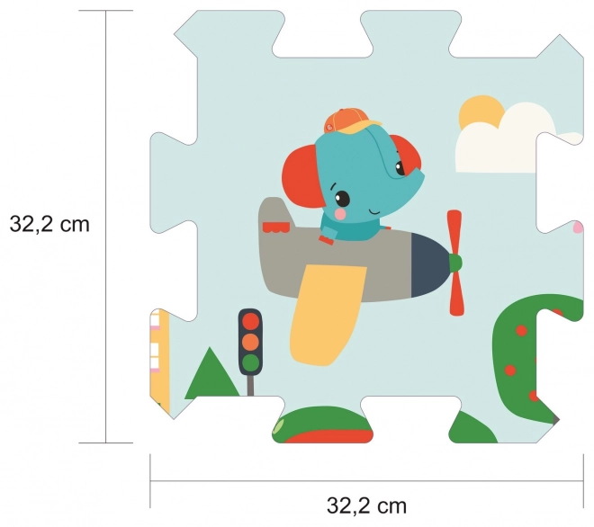 Trefl Foam Puzzle with Fisher Price Animals