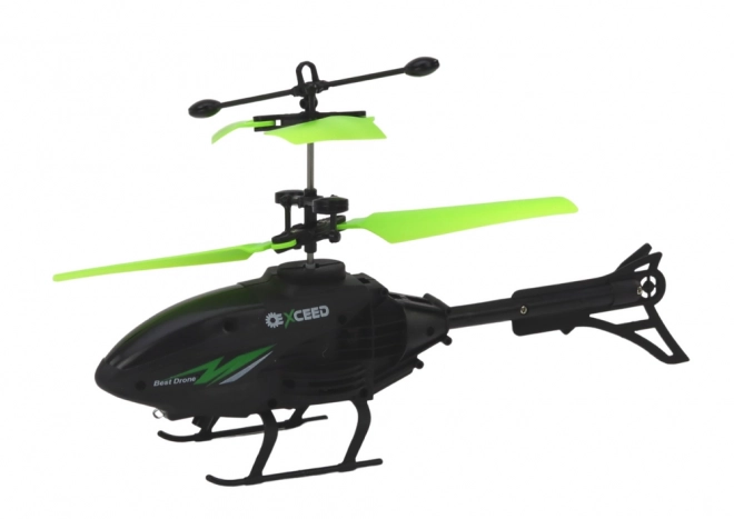 Hand-Controlled Drone Black and Green