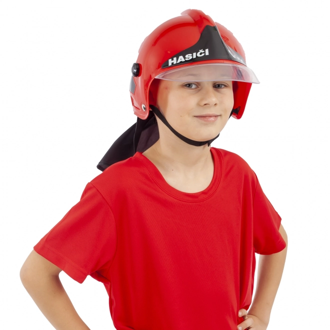 Children's Firefighter Helmet Red