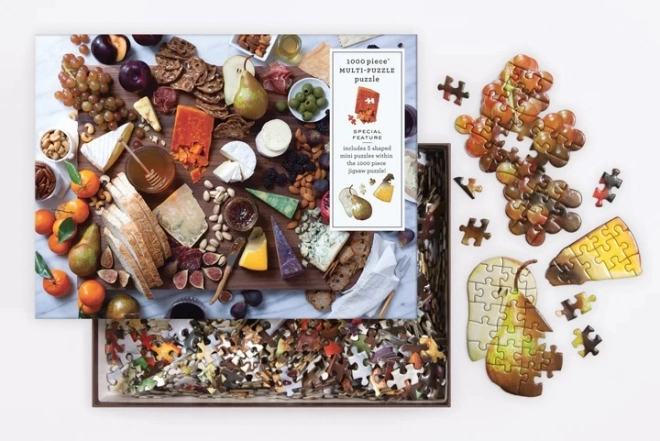 Galison Cheese Tasting Board 1000-Piece Puzzle