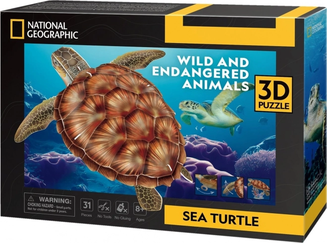 CubicFun National Geographic 3D Puzzle: Sea Turtle