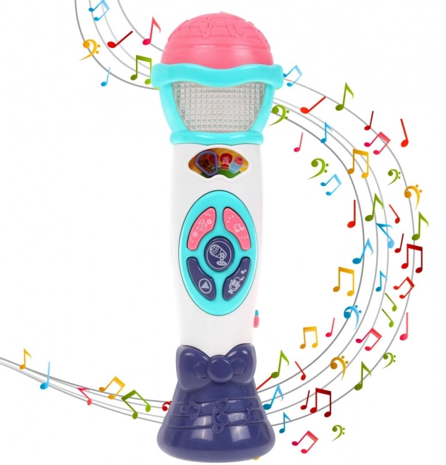 Children's Karaoke Microphone with Voice Changer and Recording