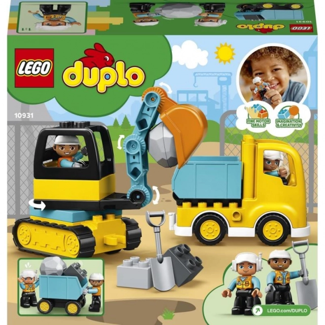 Lego Duplo - Truck and Tracked Excavator