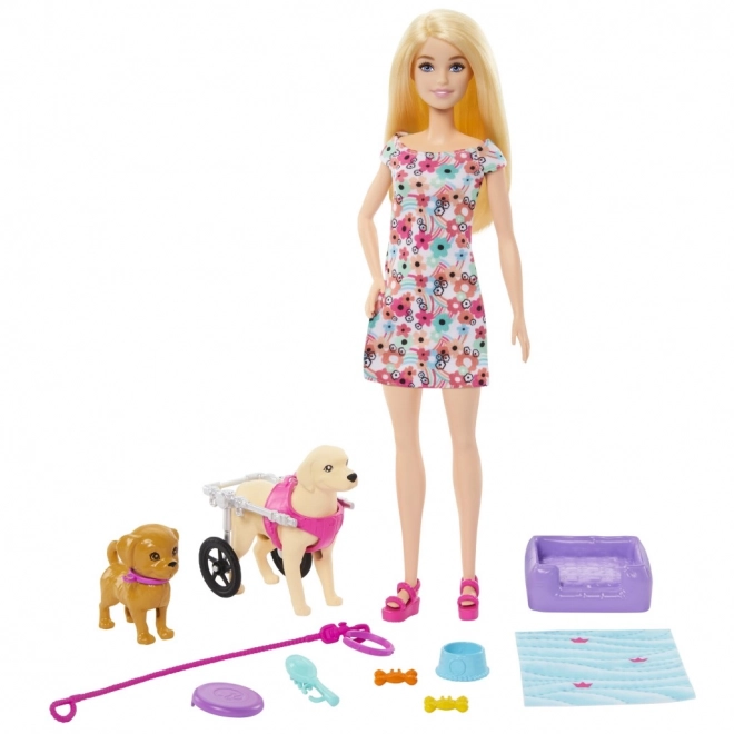 Barbie and Dog with Wheelchair