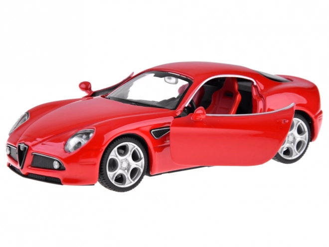 Die-cast Alfa Romeo 8C Competizione 1:32 Scale Model with Lights