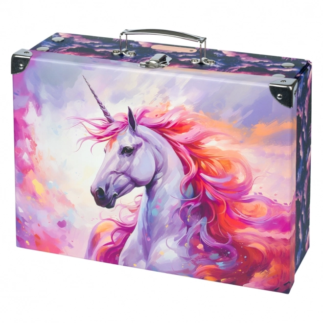 Foldable School Case Unicorn Kingdom