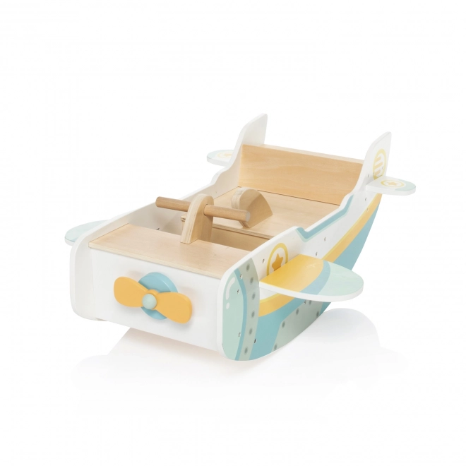 Wooden Montessori Airplane Rocker