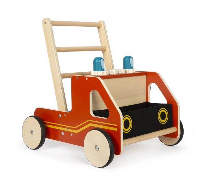 Small Foot Wooden Baby Walker Fire Truck