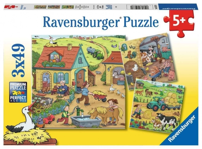 Ravensburger On the Farm Puzzle Set