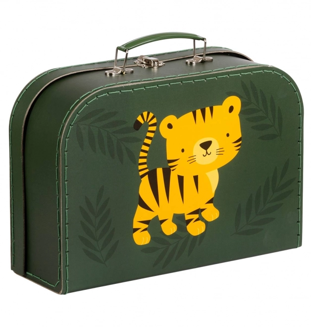 Lovely tiger jungle cardboard suitcase set