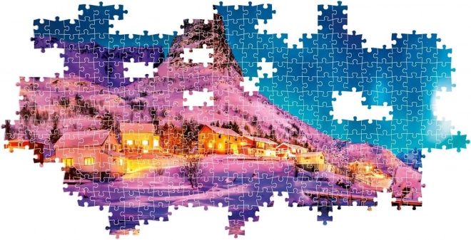 Clementoni panoramic jigsaw puzzle polar night over Lofoten 1000 pieces