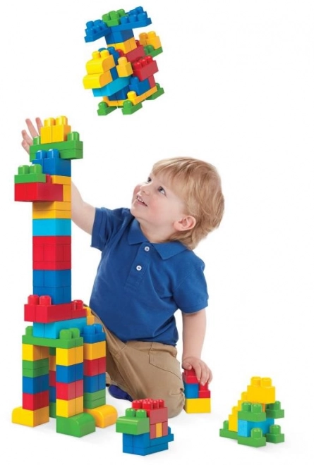 Mega Bloks Big Building Bag - Blue (80 Pieces)