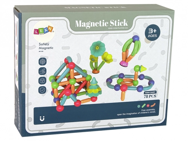 Magnetic Construction Blocks Set