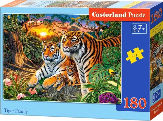 Colorful Children's Puzzles 180 Pieces by Tiger Family