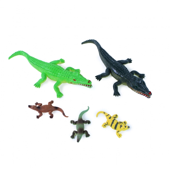 Colorful Crocodile Toy Set