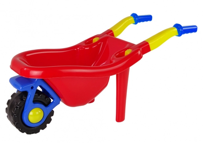 Colorful Children's Garden Wheelbarrow Set