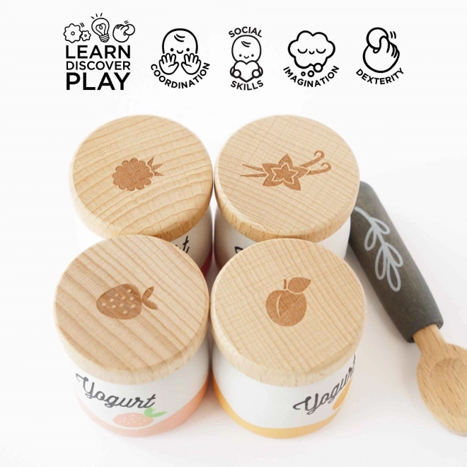 Le Toy Van Wooden Yogurt Set