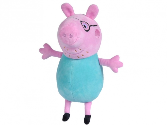 Simba Peppa Pig Family Plush Toy Set with Car