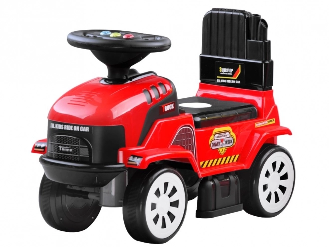 Ride-On Tractor with Trailer – red