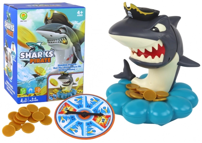 Pirate Shark Spin & Grab Game