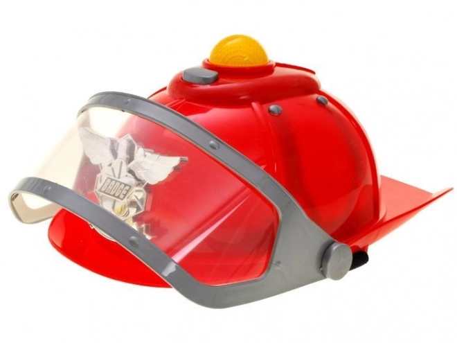 Firefighter Set with Helmet, Light, Sound, and Accessories