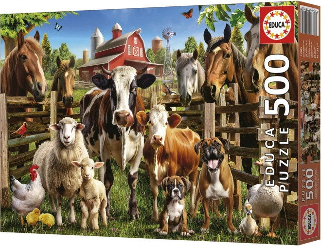 Farm Friends Puzzle 500 Pieces