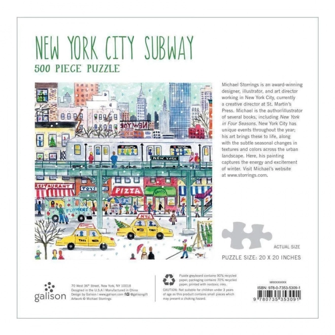 Puzzle New York Metropolitano 500 pezzi