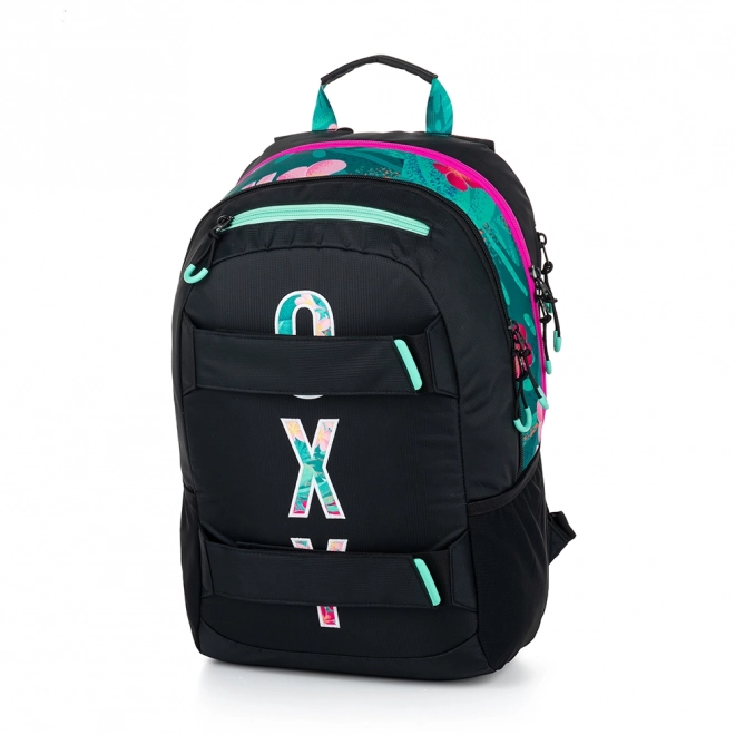 Student Backpack and Pencil Case OXY Sport Tropic