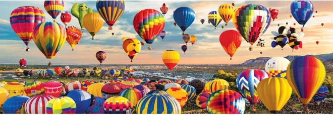 Panoramske puzzle Uzlet balona 1000 dijelova
