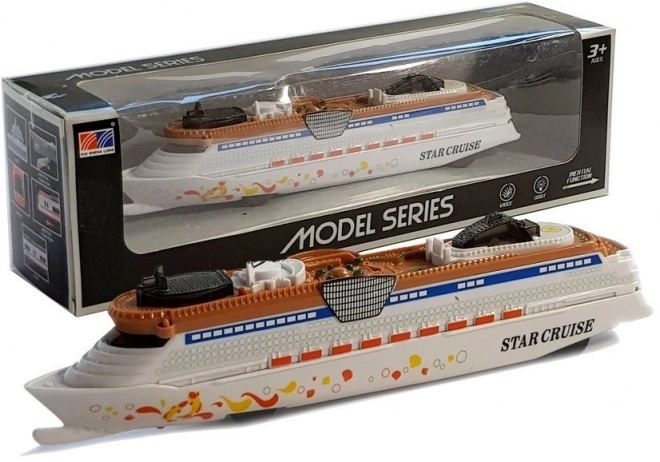 Battery-Powered Cruise Ship with Lights and Sounds