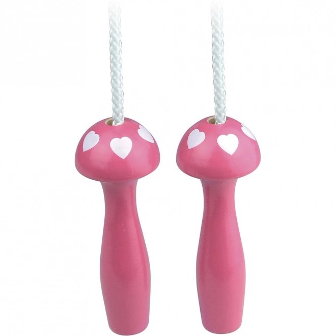 Vilac Fuchsia Jump Rope with Hearts