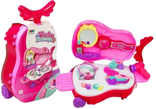 Beauty Set Suitcase with Mirror
