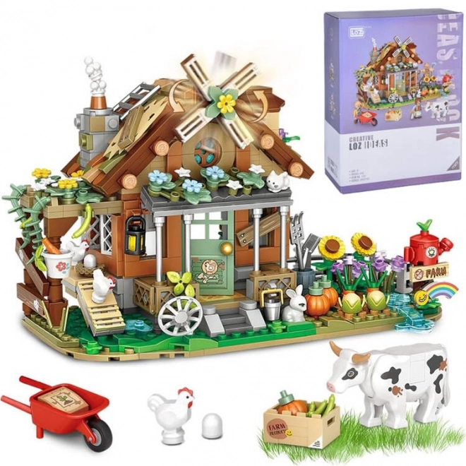 Creative Farm Building Blocks Set