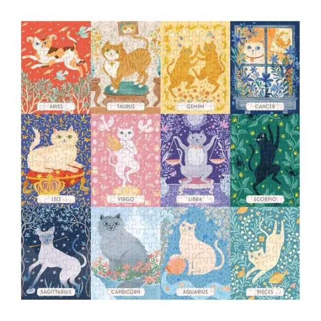 Cat Zodiac Puzzle 500 Pieces