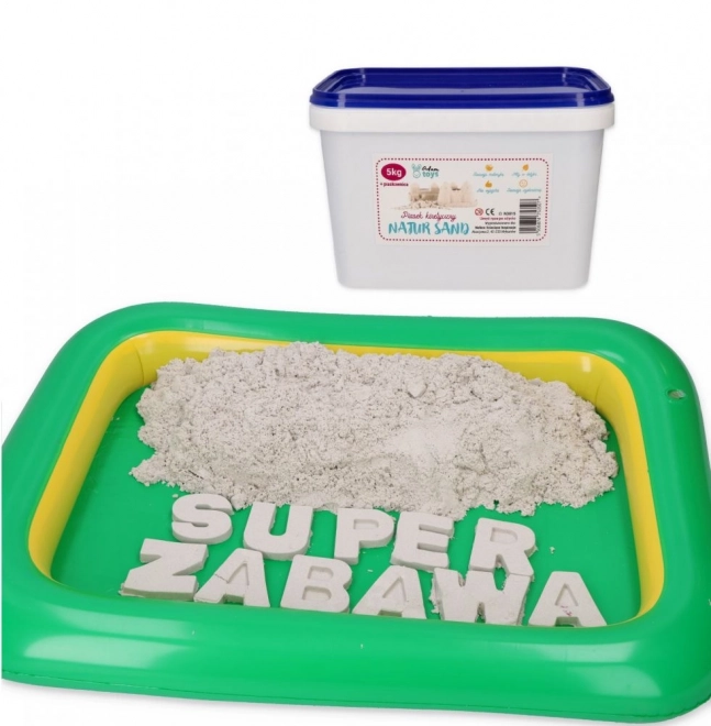 Kinetic Sand with Sandbox - 5 kg