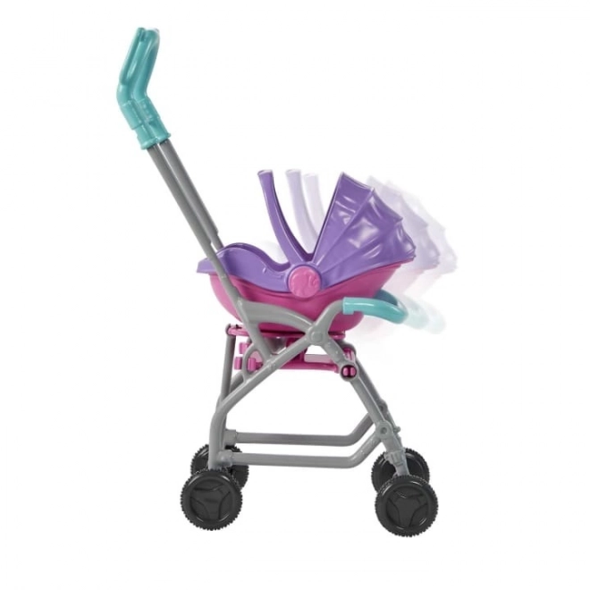 Barbie Doll Nanny Skipper Stroller + Baby Set