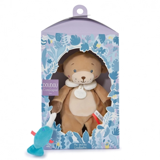 Plush Toy Teddy Bear With Fish Gift Set